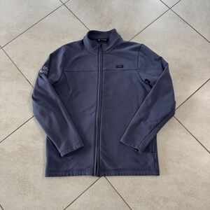 Travis Mathew Jacket Mens L Blue Crystal Cove 2.0 Performance Broadmoor Golf